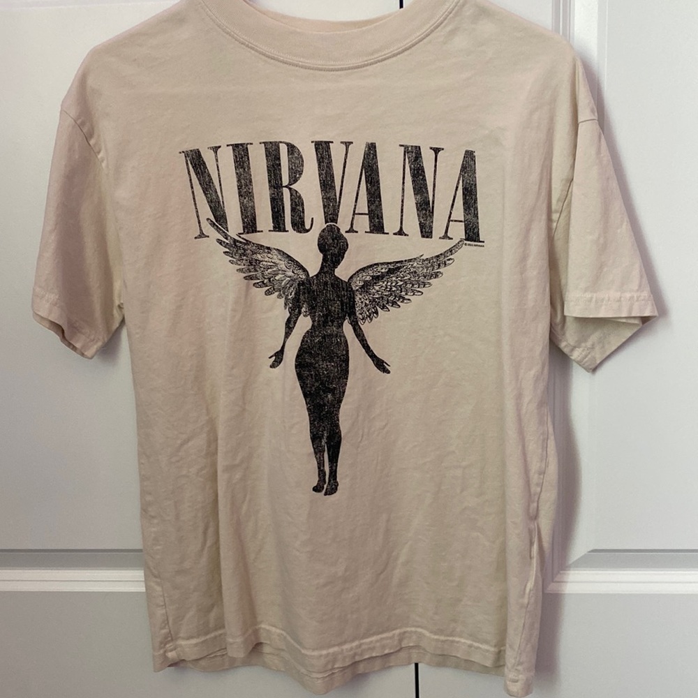 H&M oversized nirvana tshirt